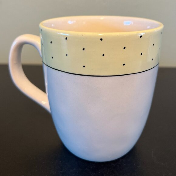 Rae Dunn Polka Dot Typewriter Font SIP. Mug ~ Artisan Collection by Magenta - Picture 3 of 7